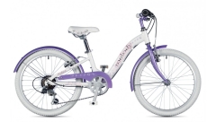 Велосипед AUTHOR (2019) Melody 20 ", рама 10", білий // фіолетовий