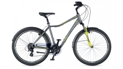 Велосипед міський AUTHOR (2019) Rapid 26 ", рама 19", колір-графітовий (жовто-зелений) // жовто-зелений