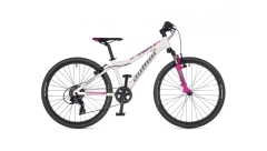 Велосипед AUTHOR (2022) A-Matrix SL 24", рама 12,5", колір-білий // рожевий