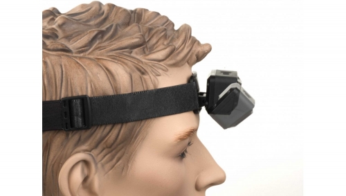Ліхтар передній на голову Author X-Head 350 lm Silicone USB, чорний