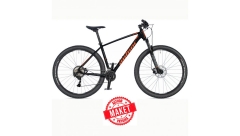 Велосипед AUTHOR (2021) Impulse II 29" 21" чорний помаранчевий