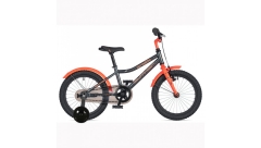 Велосипед AUTHOR Orbit II 16",(2021) рама 9", колір-сірий-помаранчевий