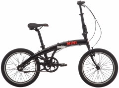 Велосипед  Pride MINI 3 20" чорний-червон. 2020