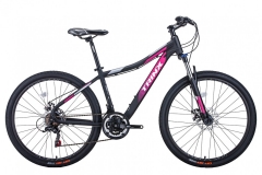 Велосипед жіночий Trinx N106, 15.5" 2021чорно-рожевий