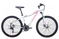 Велосипед жіночий Trinx N106, 15.5" 2021 біло-рожевий